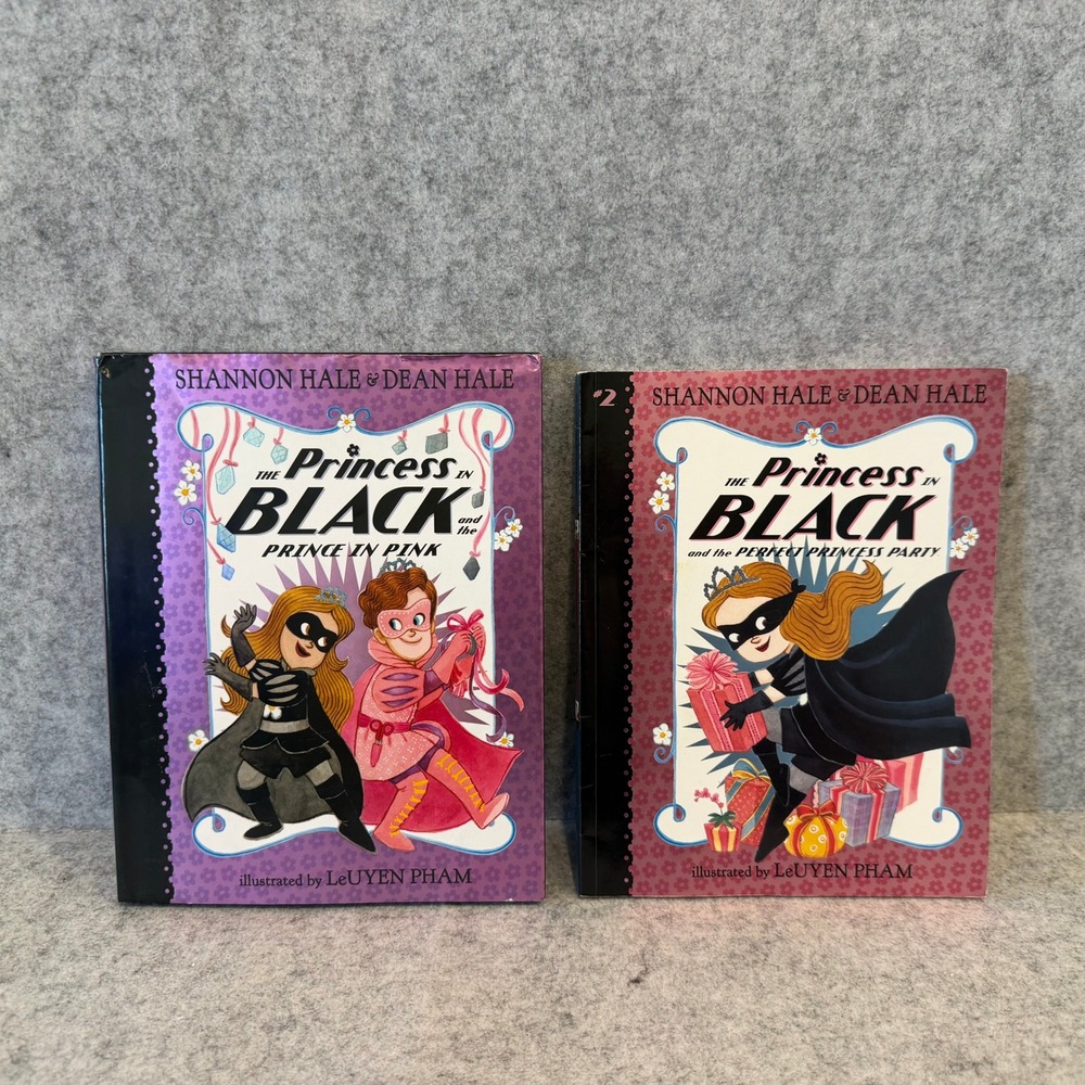 Set of 2 books from Princess in Black series by Shannon and Dean Hale